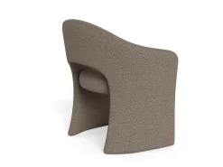 Eetkamerstoel Viona Met Armleuning Cona Taupe - Giga Living