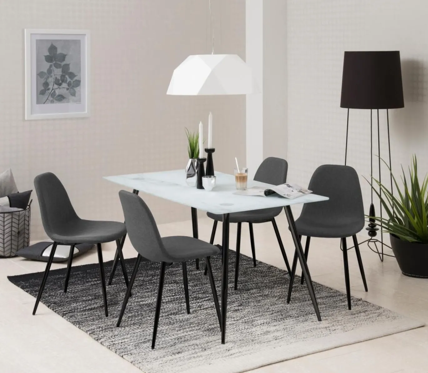 Eetkamerstoel Willy Grijs Sawana - Giga Living