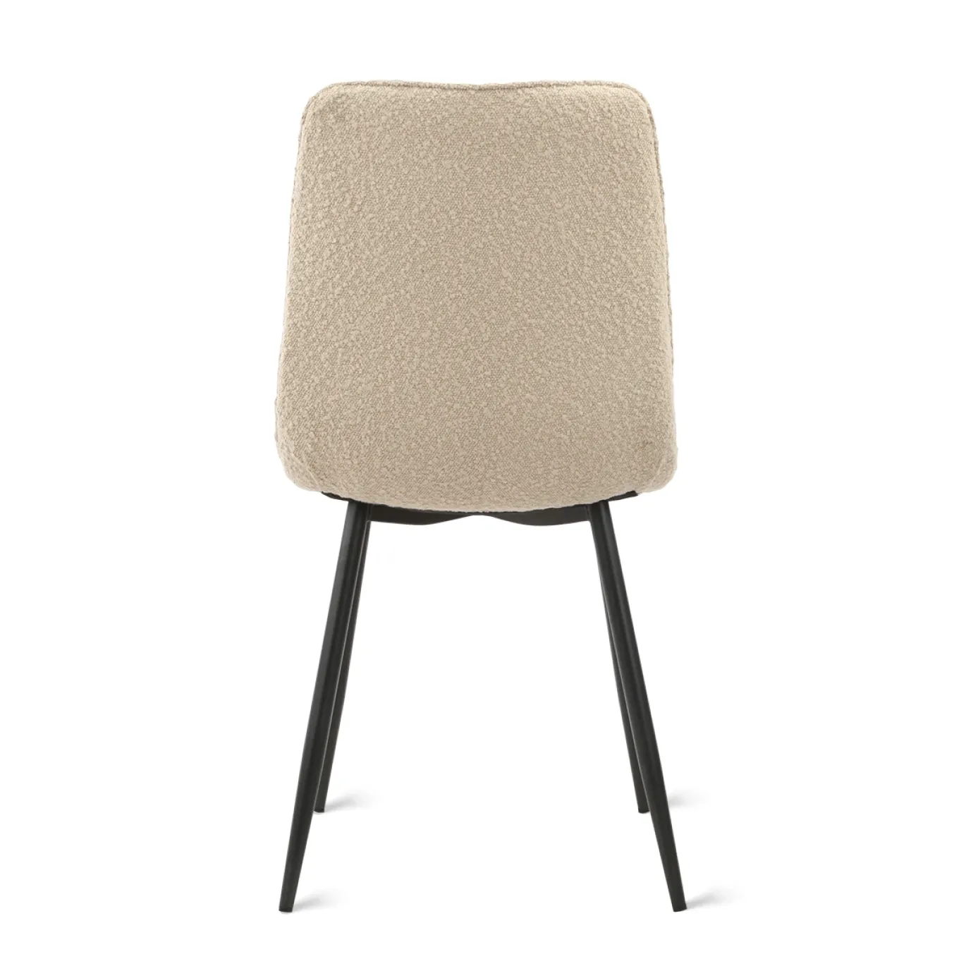 Eetkamerstoel Yerevan Bouclé Taupe - Giga Meubel