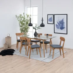 Eetkamerstoel Ylven Donkergrijs Corsica - Giga Living