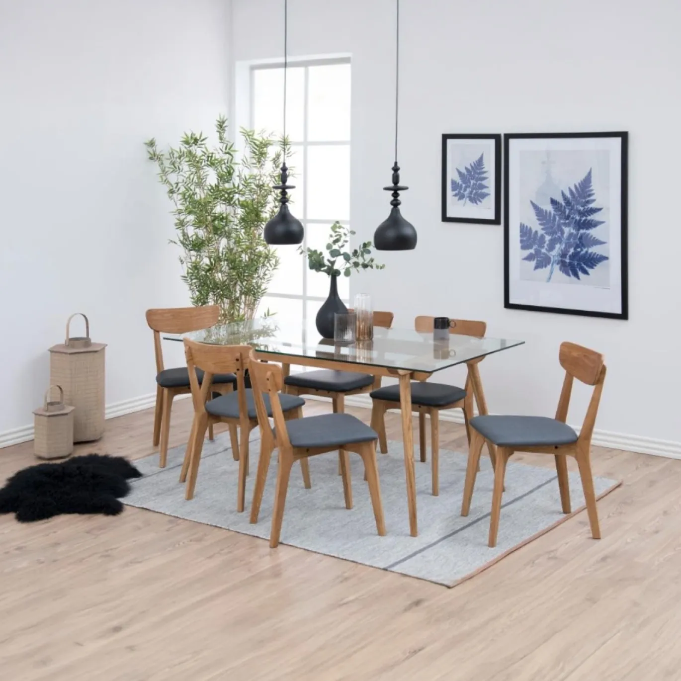 Eetkamerstoel Ylven Donkergrijs Corsica - Giga Living