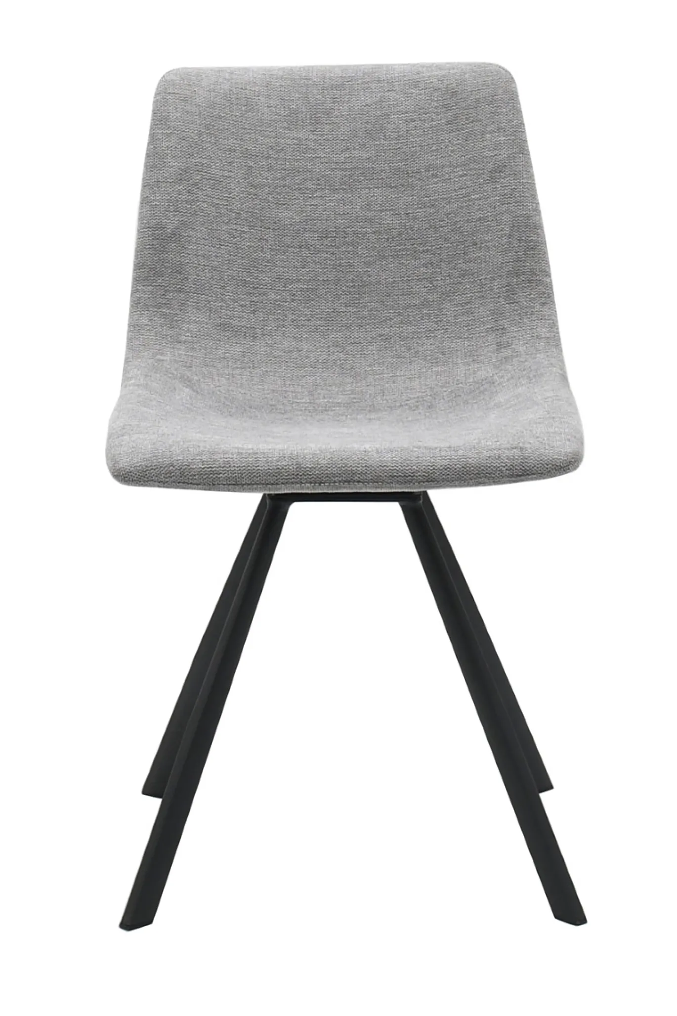 Eetkamerstoel Yukon Lichtgrijs/Zwart Swivel - Giga Living