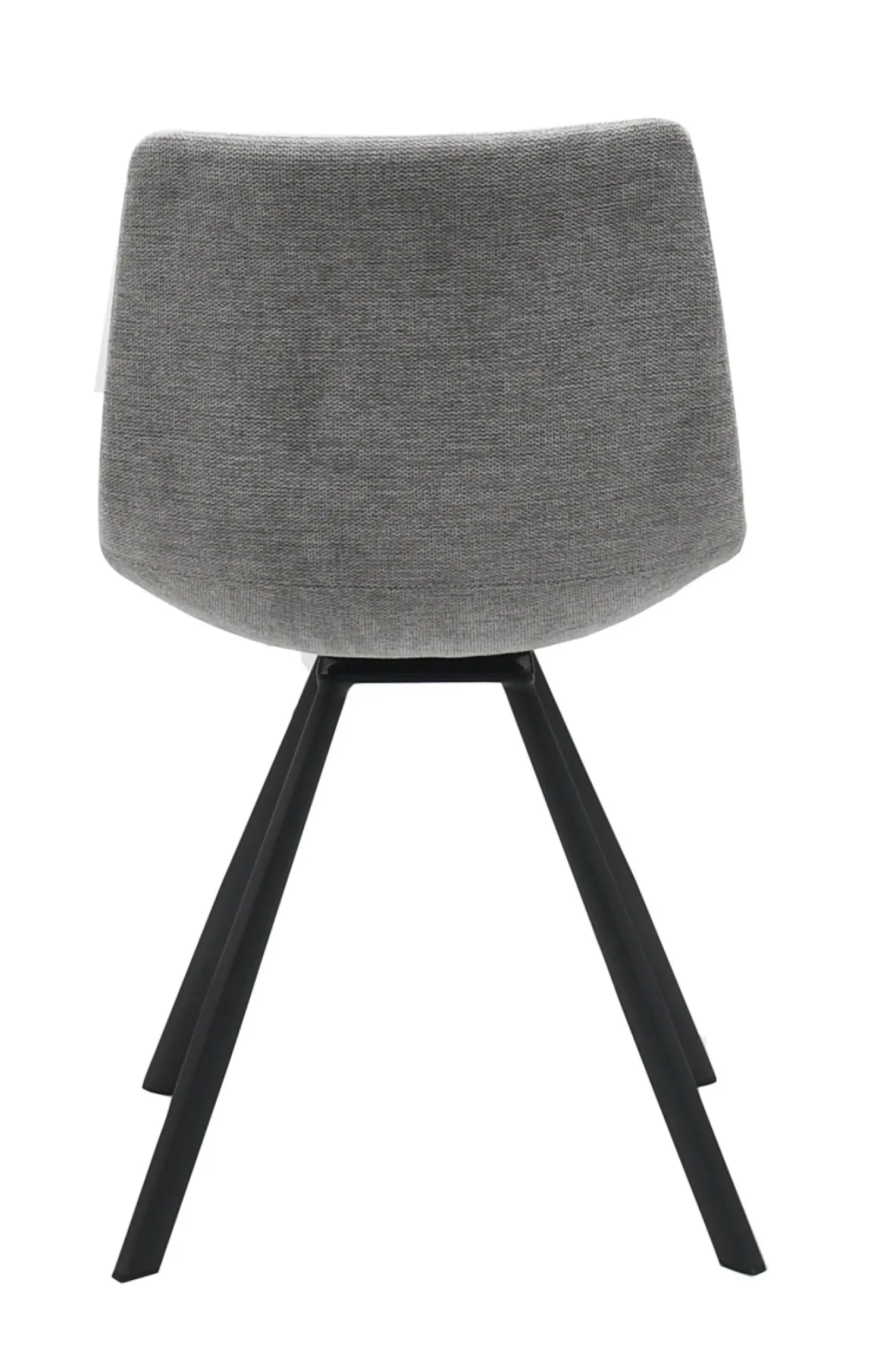 Eetkamerstoel Yukon Lichtgrijs/Zwart Swivel - Giga Living