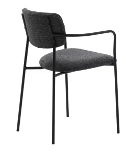 Eetkamerstoel Zama Donkergrijs Melange - Giga Living