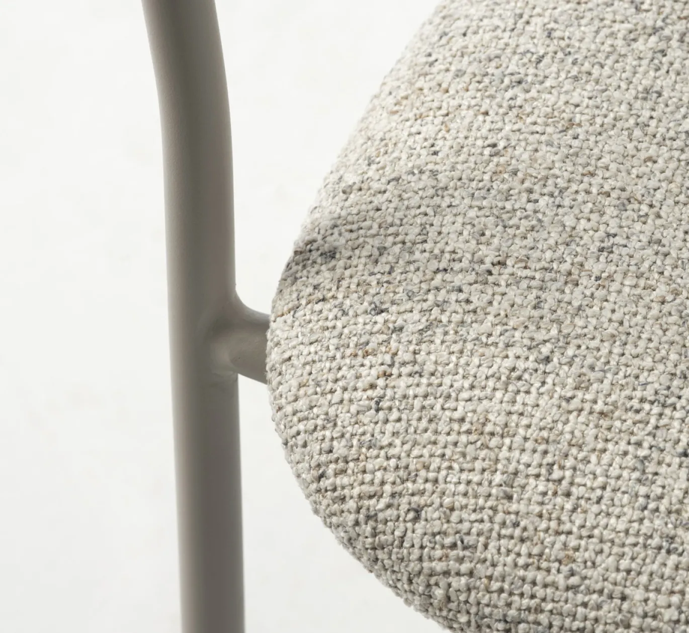 Eetkamerstoel Zama Off White Melange - Giga Living