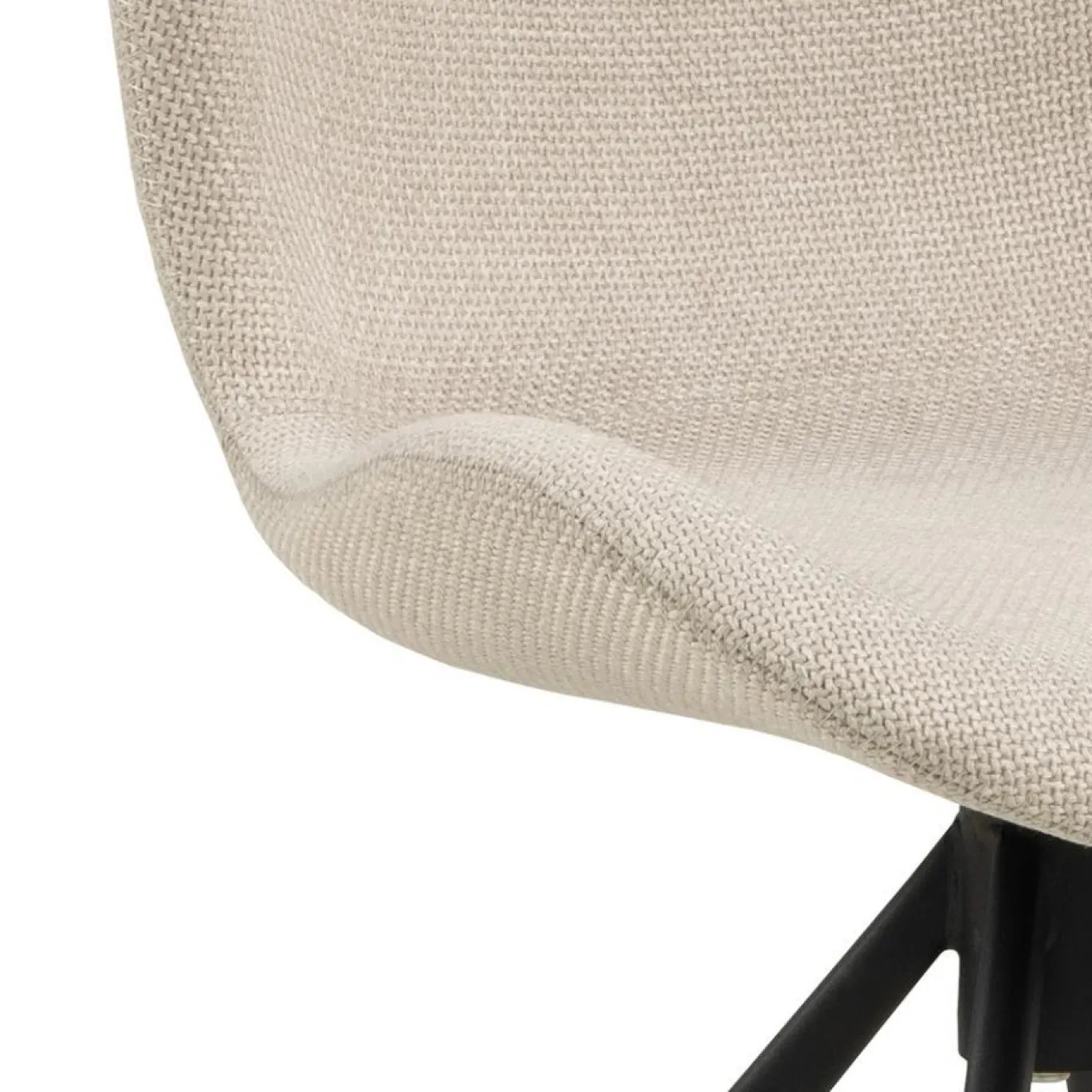 Eetkamerstoel Zaria Basel Beige Draaibaar - Giga Living