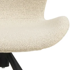 Eetkamerstoel Zaria Beige Draaibaar - Giga Living