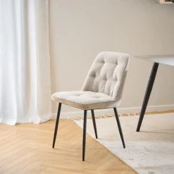 Eetkamerstoel Zion Beige - Giga Living