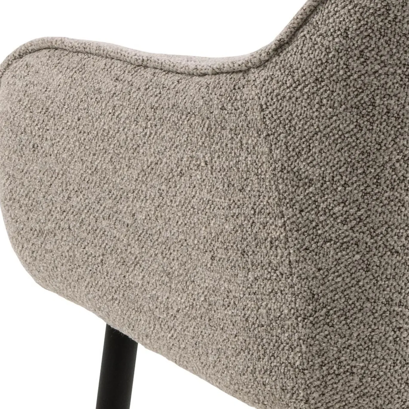 Eetkamerstoel Zion Monza Met Armleuning Beige - Giga Living
