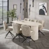 Eetkamertafel Arch Travertin 180cm - Giga Meubel