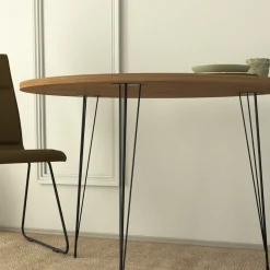 Eetkamertafel Sandalf Melamine Caucasian Eiken