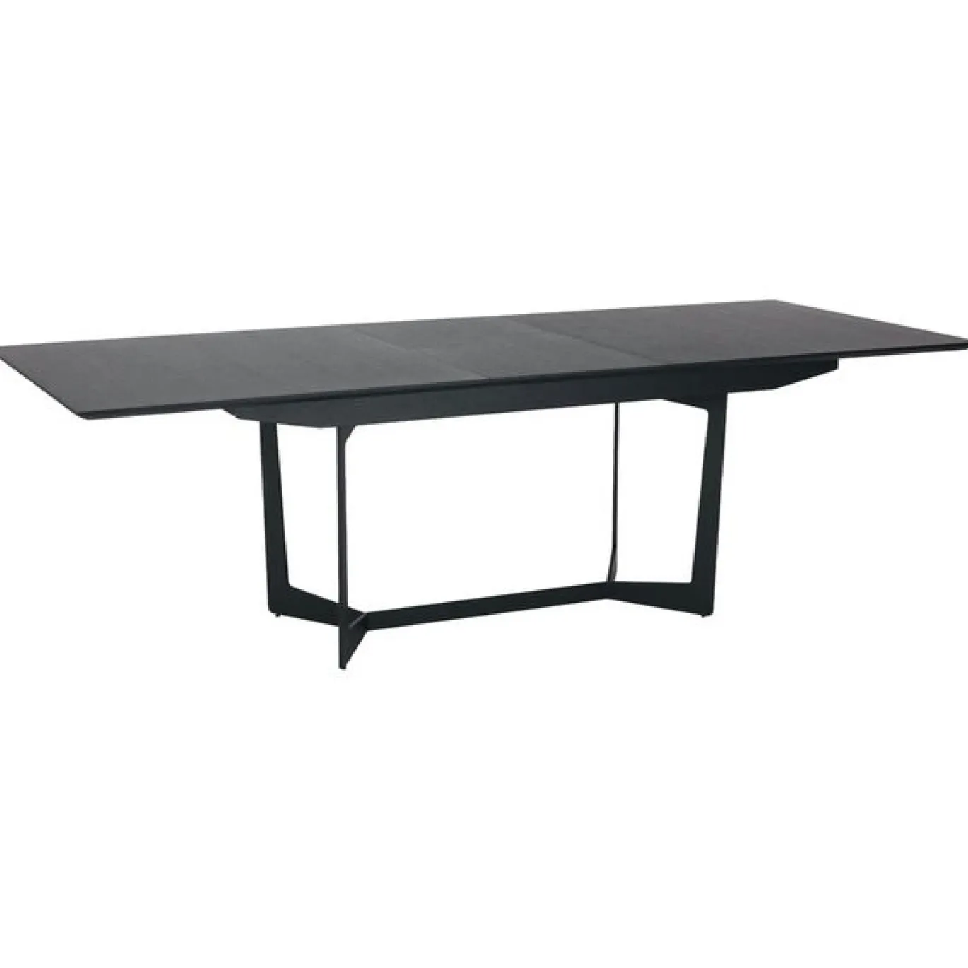 Eetkamertafel Tokyo Zwart Eiken 200/250x100cm - Giga Meubel