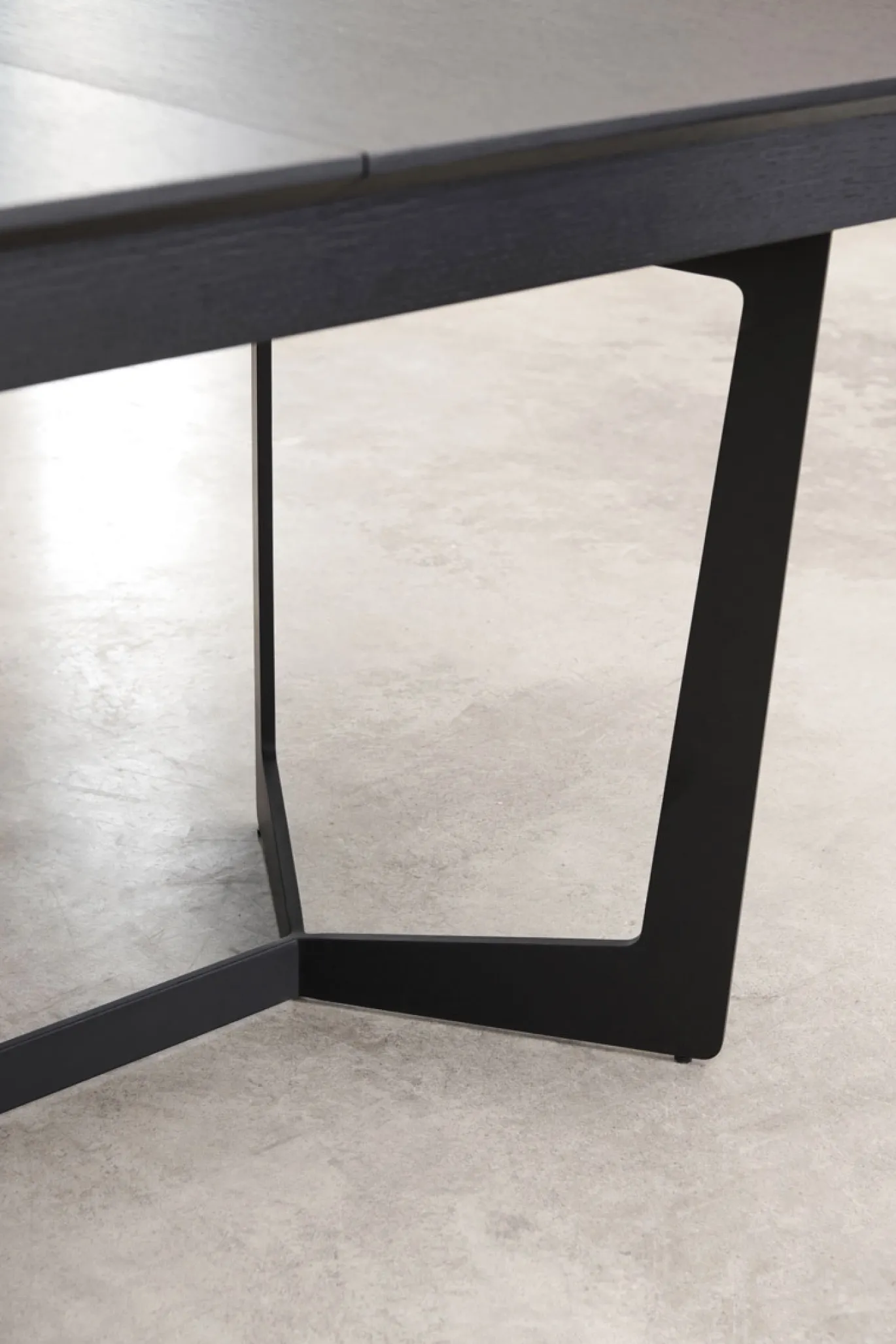 Eetkamertafel Tokyo Zwart Eiken 200/250x100cm - Giga Meubel