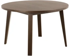 Eettafel Annie Eikenfineer Smoke Ø120/220x75cm - Giga Living