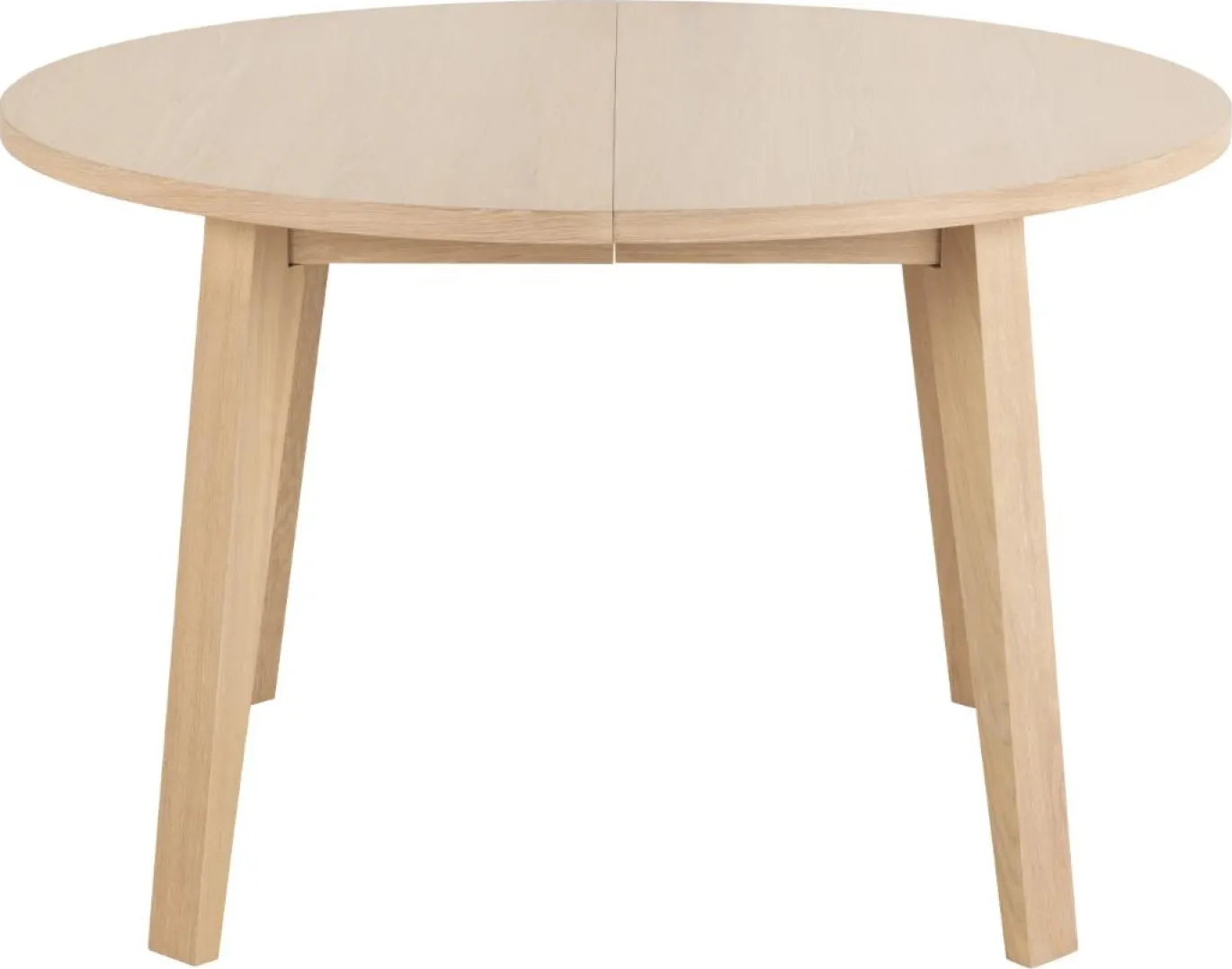 Eettafel Annie Eikenfineer Wit Ø120x75cm - Giga Living