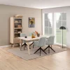 Eettafel Annie Eikenfineer Wit 200cm - Giga Living