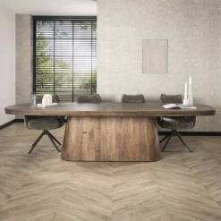 Eettafel Arcadia Deens Ovaal Acacia Bruin 300cm - Giga Meubel