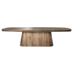 Eettafel Arcadia Deens Ovaal Acacia Bruin 300cm - Giga Meubel