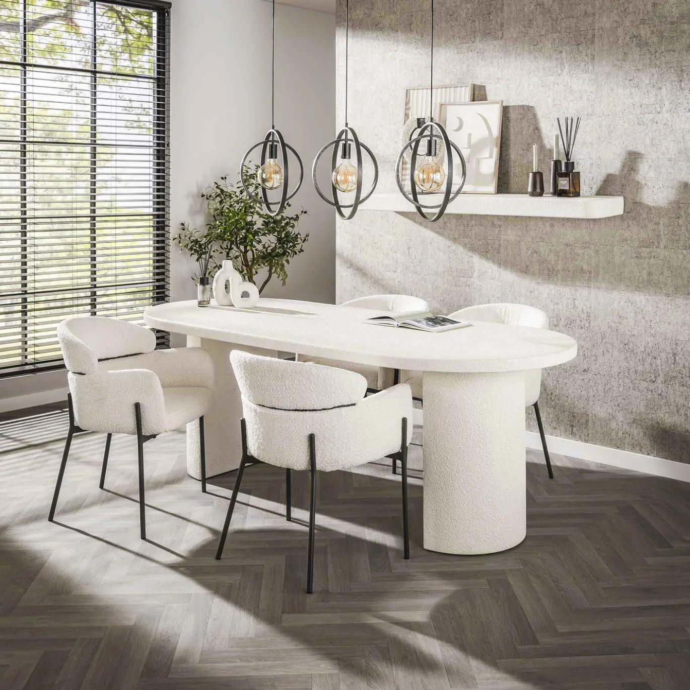 Eettafel Arch Stone 215cm - Giga Meubel