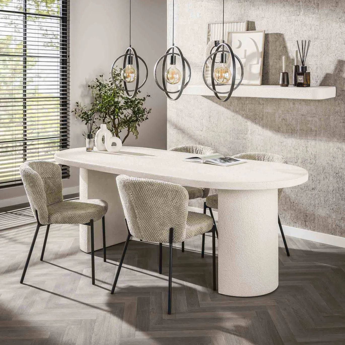 Eettafel Arch Stone 215cm - Giga Meubel