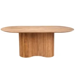 Eettafel Ava Ovaal Naturel 200cm - Giga Meubel