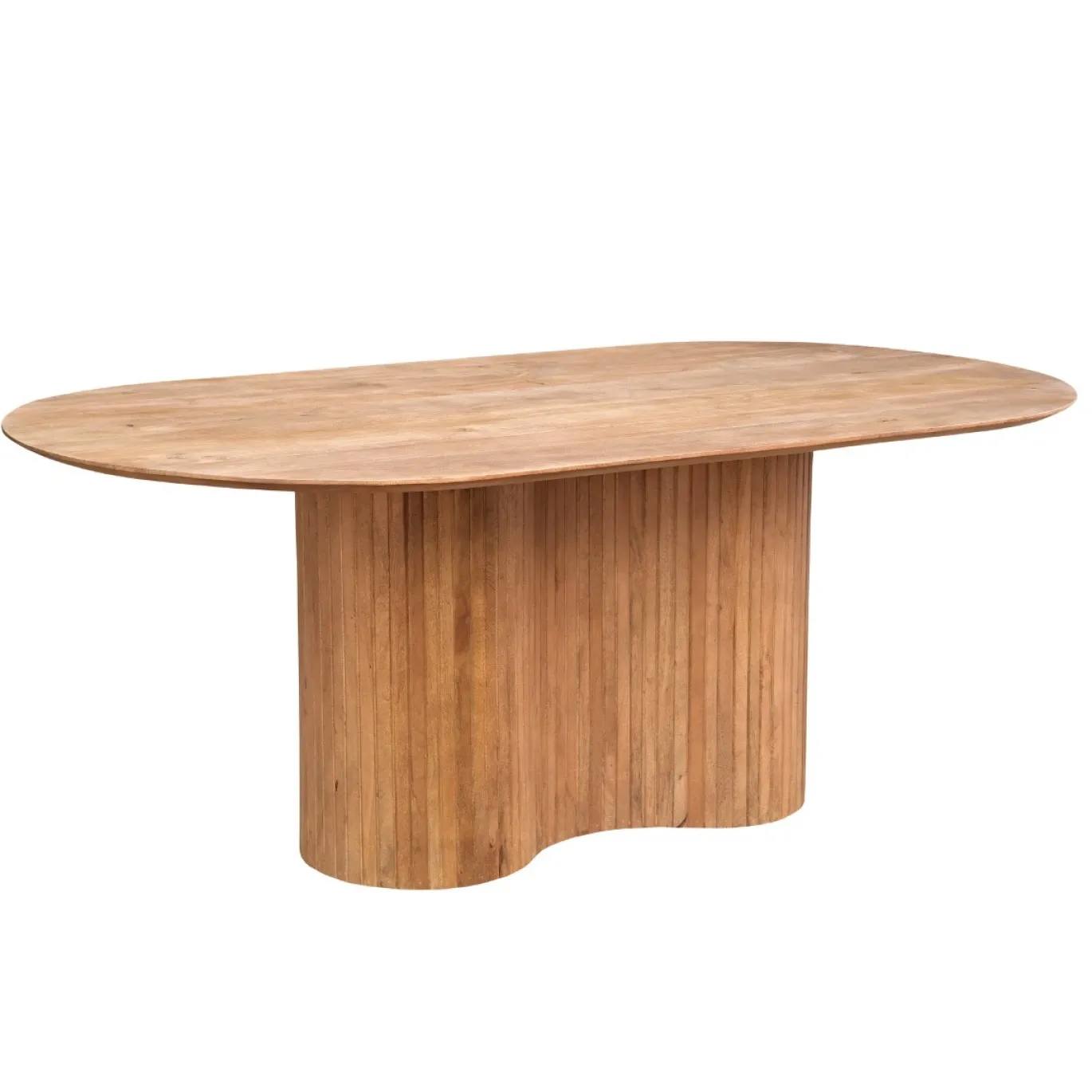 Eettafel Ava Ovaal Naturel 200cm - Giga Meubel
