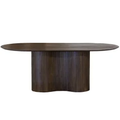 Eettafel Ava Ovaal Walnoot 240cm - Giga Meubel