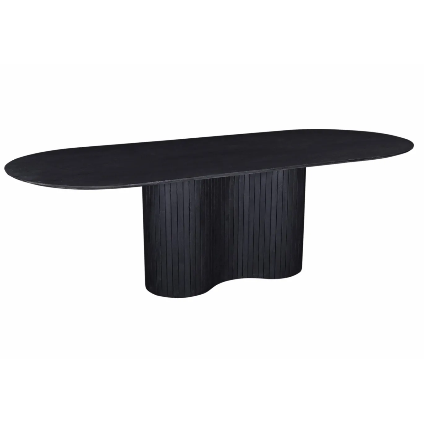Eettafel Ava Ovaal Zwart 240cm - Giga Meubel