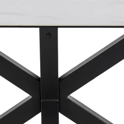Eettafel Axel Rechthoek Keramiek Wit 200cm - Giga Living