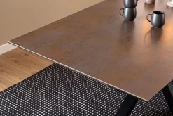 Eettafel Axel Rechthoek Keramiek Bruin 200cm - Giga Living