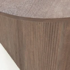 Eettafel Aya Walnoot Deens Ovaal 210cm - Giga Meubel