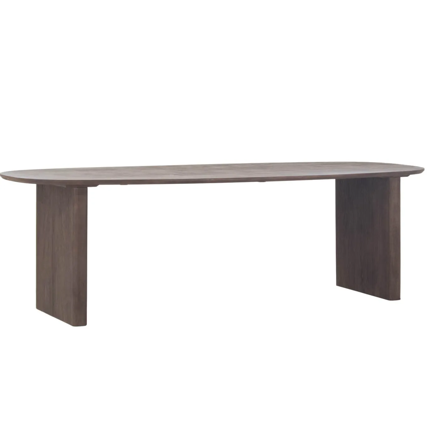 Eettafel Aya Walnoot Deens Ovaal 210cm - Giga Meubel