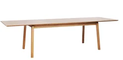 Eettafel Bari Uitschuifbaar Naturel Eiken 95x190-290cm - Giga Living