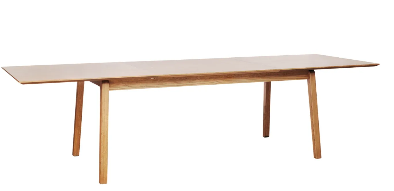 Eettafel Bari Uitschuifbaar Naturel Eiken 95x190-290cm - Giga Living