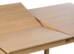 Eettafel Bari Uitschuifbaar Naturel Eiken 95x190-290cm - Giga Living