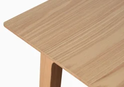 Eettafel Bari Uitschuifbaar Naturel Eiken 95x190-290cm - Giga Living