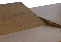 Eettafel Bari Uitschuifbaar Smoked Eiken 95x190-290cm - Giga Living