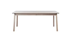 Eettafel Bari Wit Eiken Uitschuifbaar 190-290cm - Giga Living