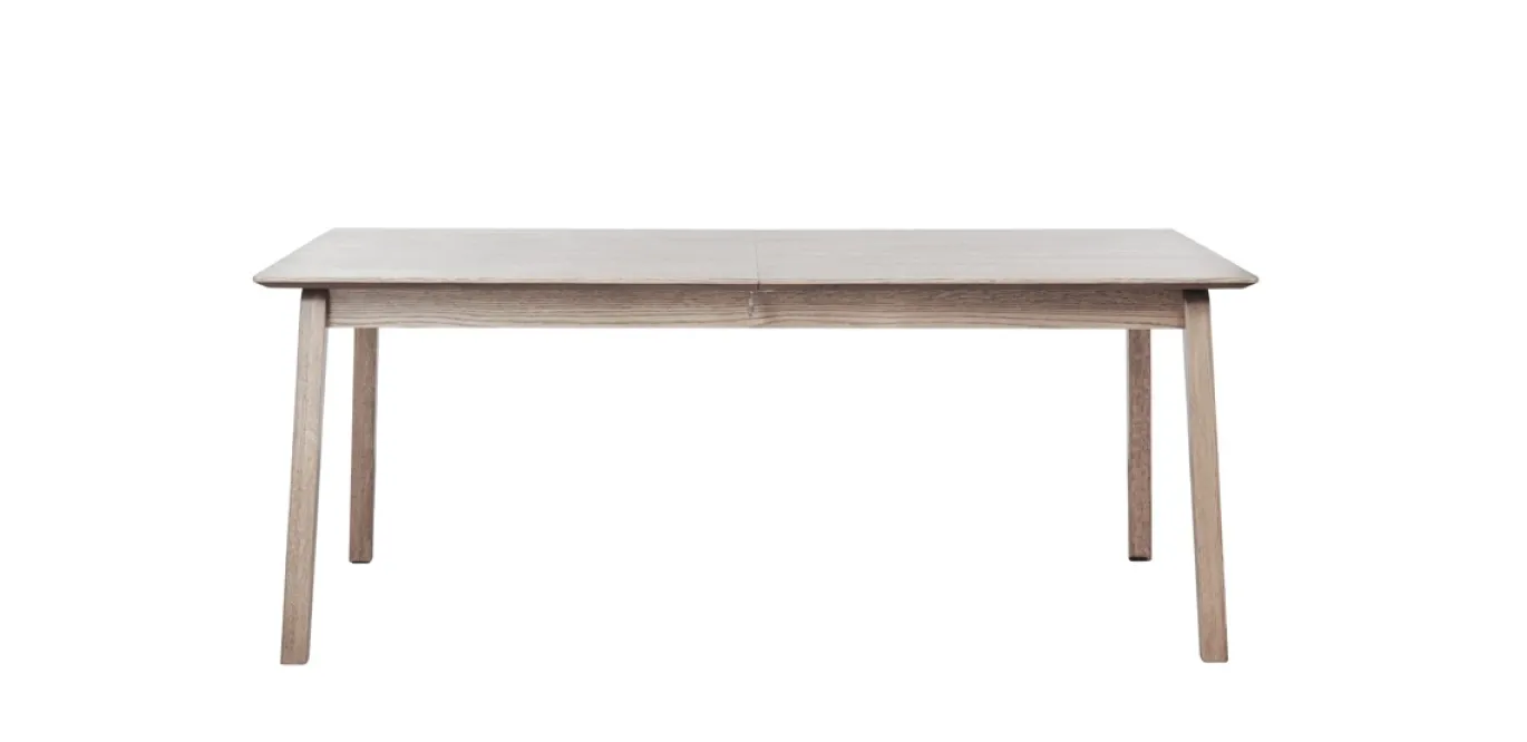Eettafel Bari Wit Eiken Uitschuifbaar 190-290cm - Giga Living