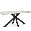 Eettafel Bimba Wit Keramiek Zwart - Giga Meubel