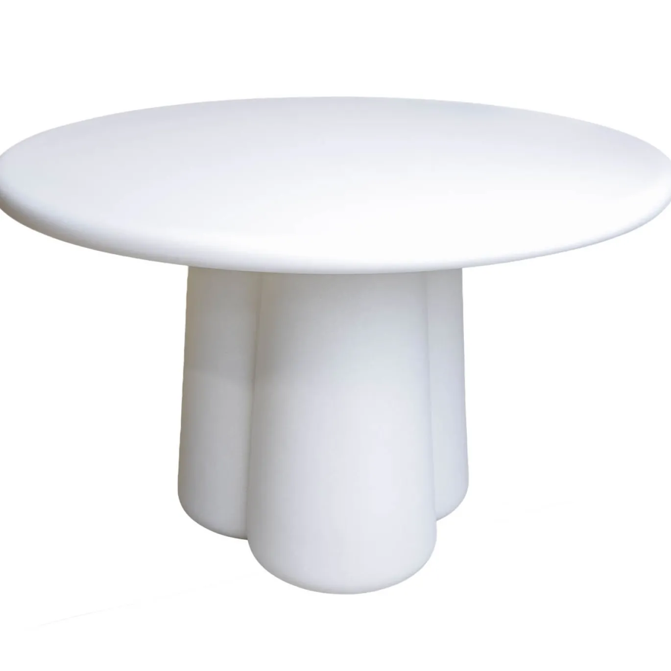Eettafel Boaz Rond Beige 120cm - Giga Meubel
