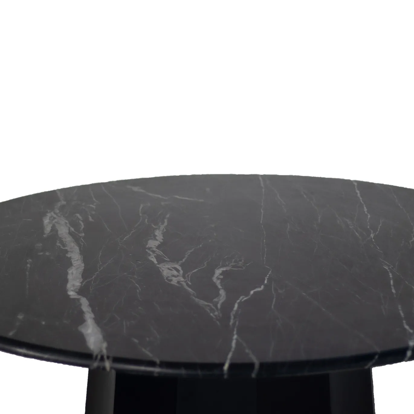 Eettafel Bodhi Rond Marmer Zwart 120cm - Giga Meubel