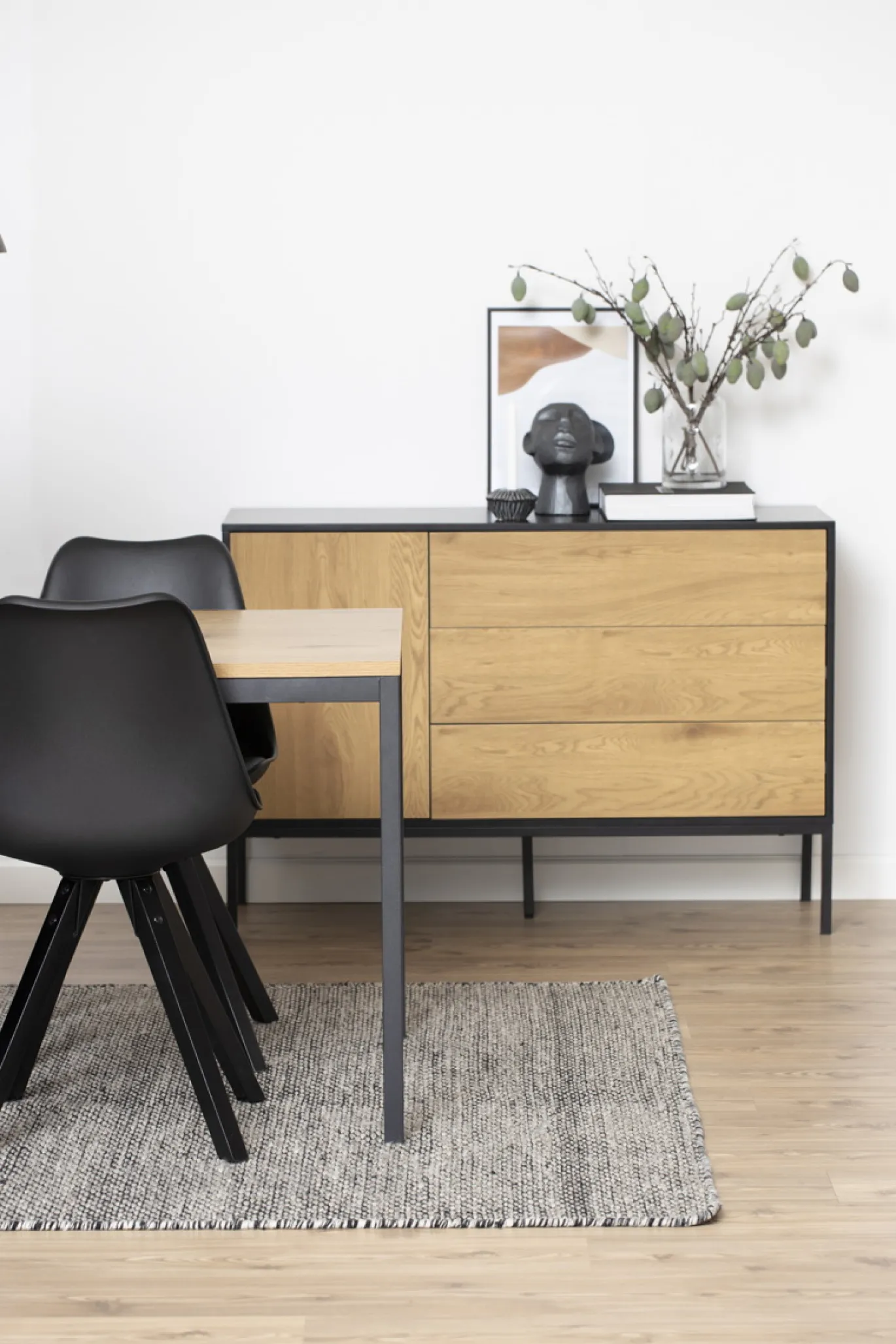 Eettafel Bronx Rechthoek MDF Naturel 160cm - Giga Living