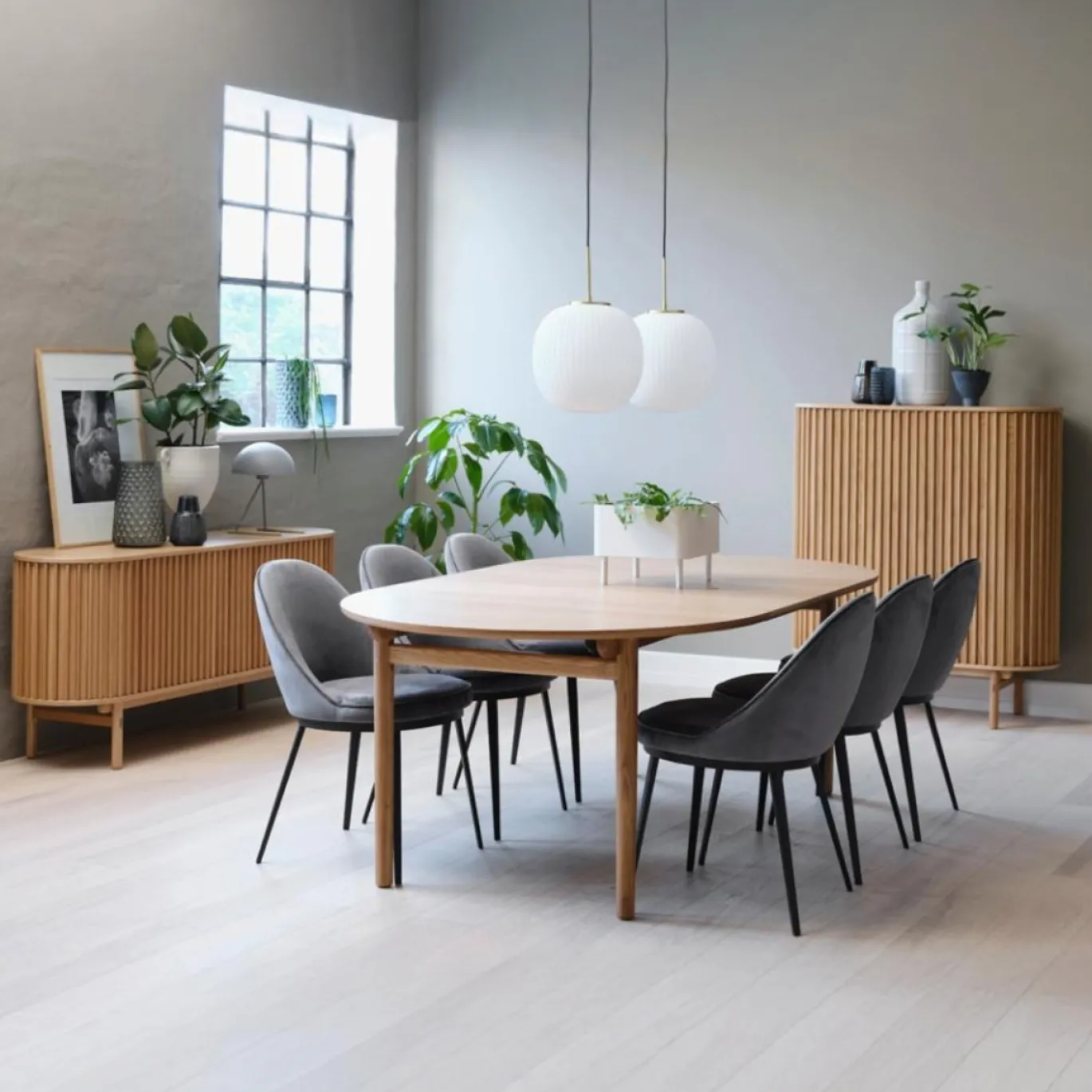Eettafel Carno Naturel 100x190 cm - Giga Living