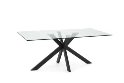 Eettafel Celia 180x100 Zwart - Giga Meubel