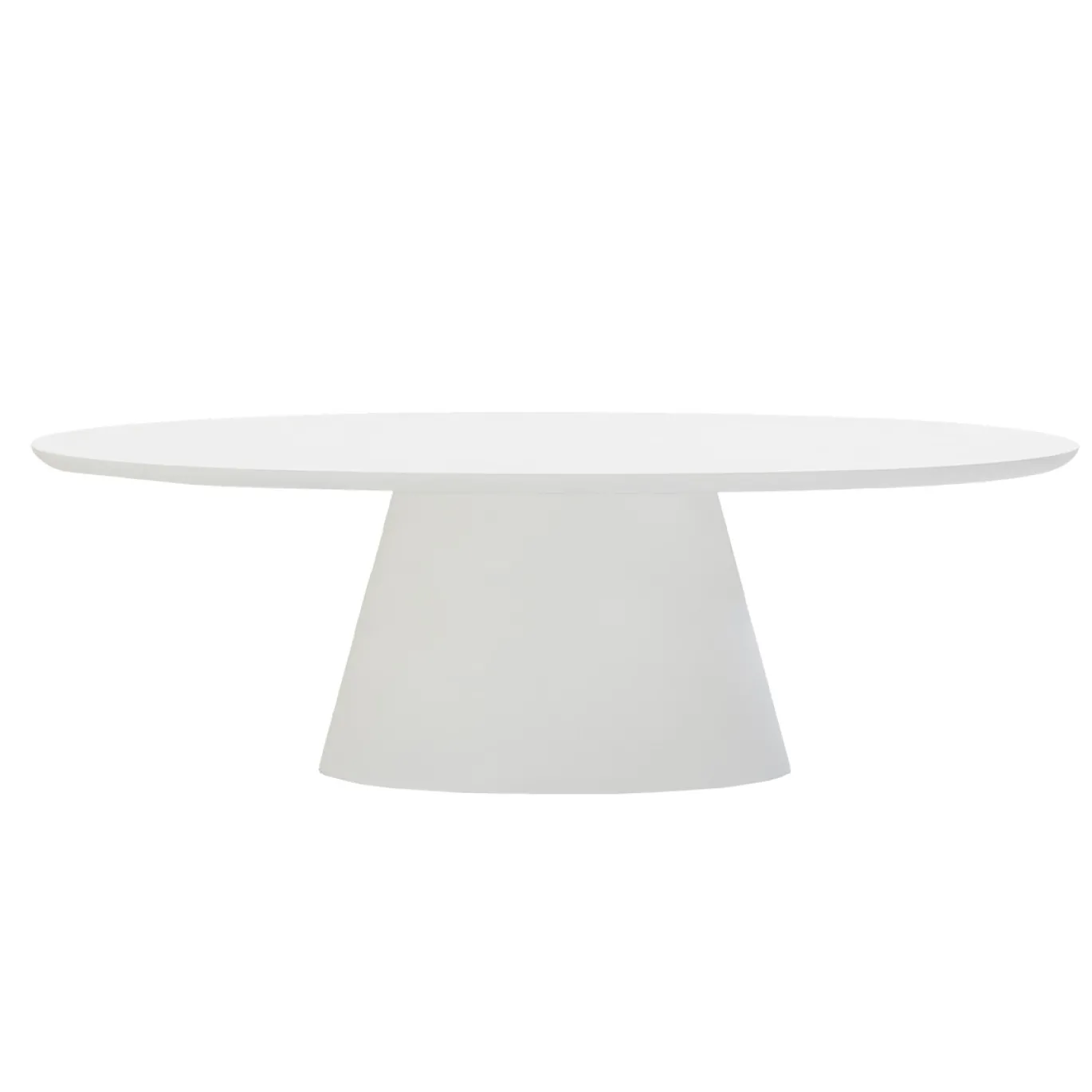 Eettafel Cleo Ovaal Wit 160cm - Giga Meubel