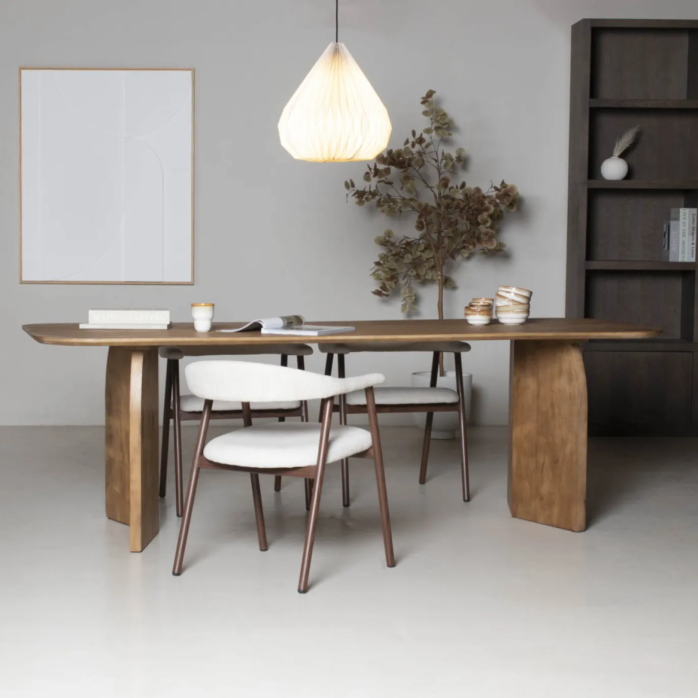 Eettafel Dalarna Naturel Deens Ovaal 240cm - Giga Meubel