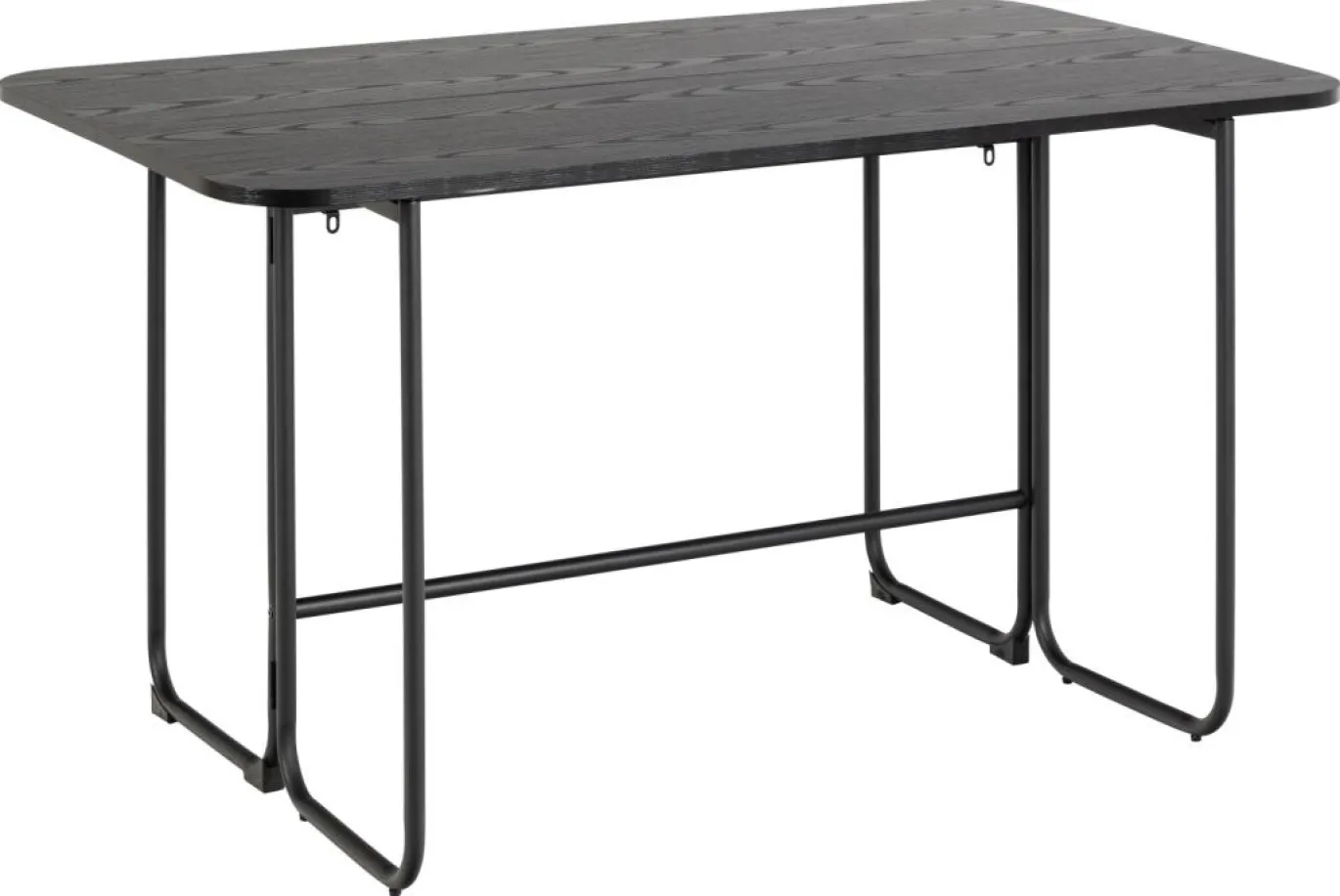 Eettafel Darrel Zwart 40/80x140x77cm MDF - Giga Living