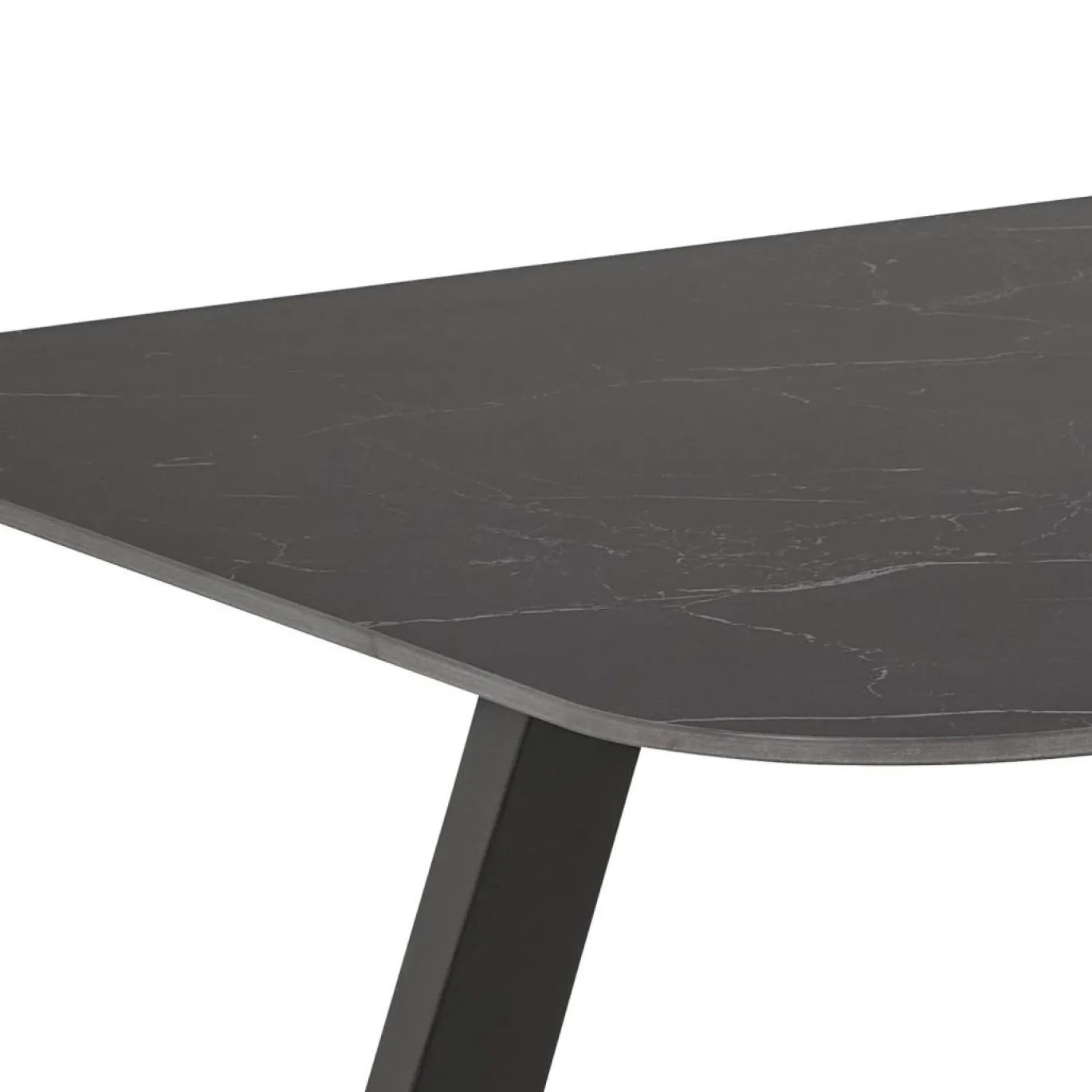 Eettafel Delilah Keramiek Zwart 180cm - Giga Living