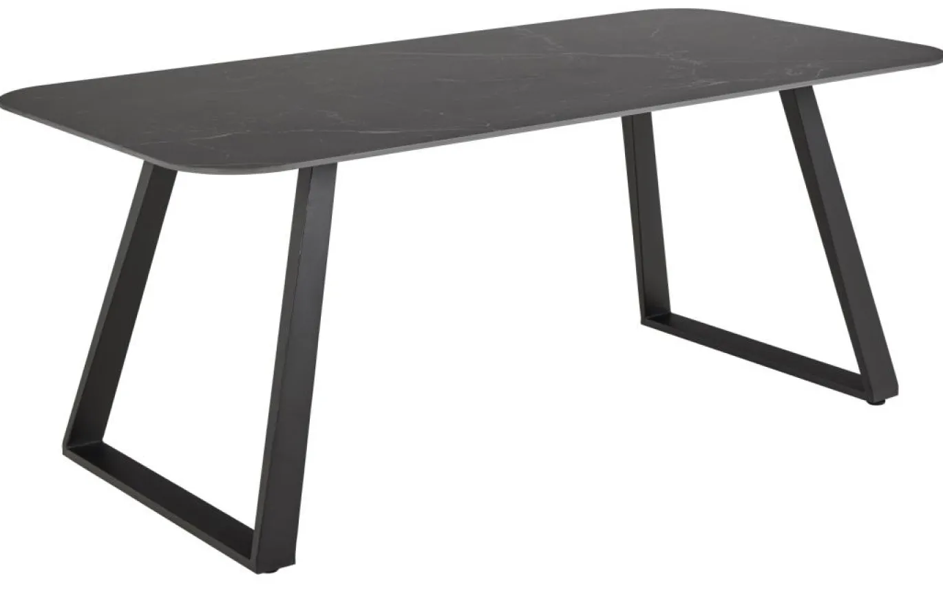 Eettafel Delilah Keramiek Zwart 180cm - Giga Living